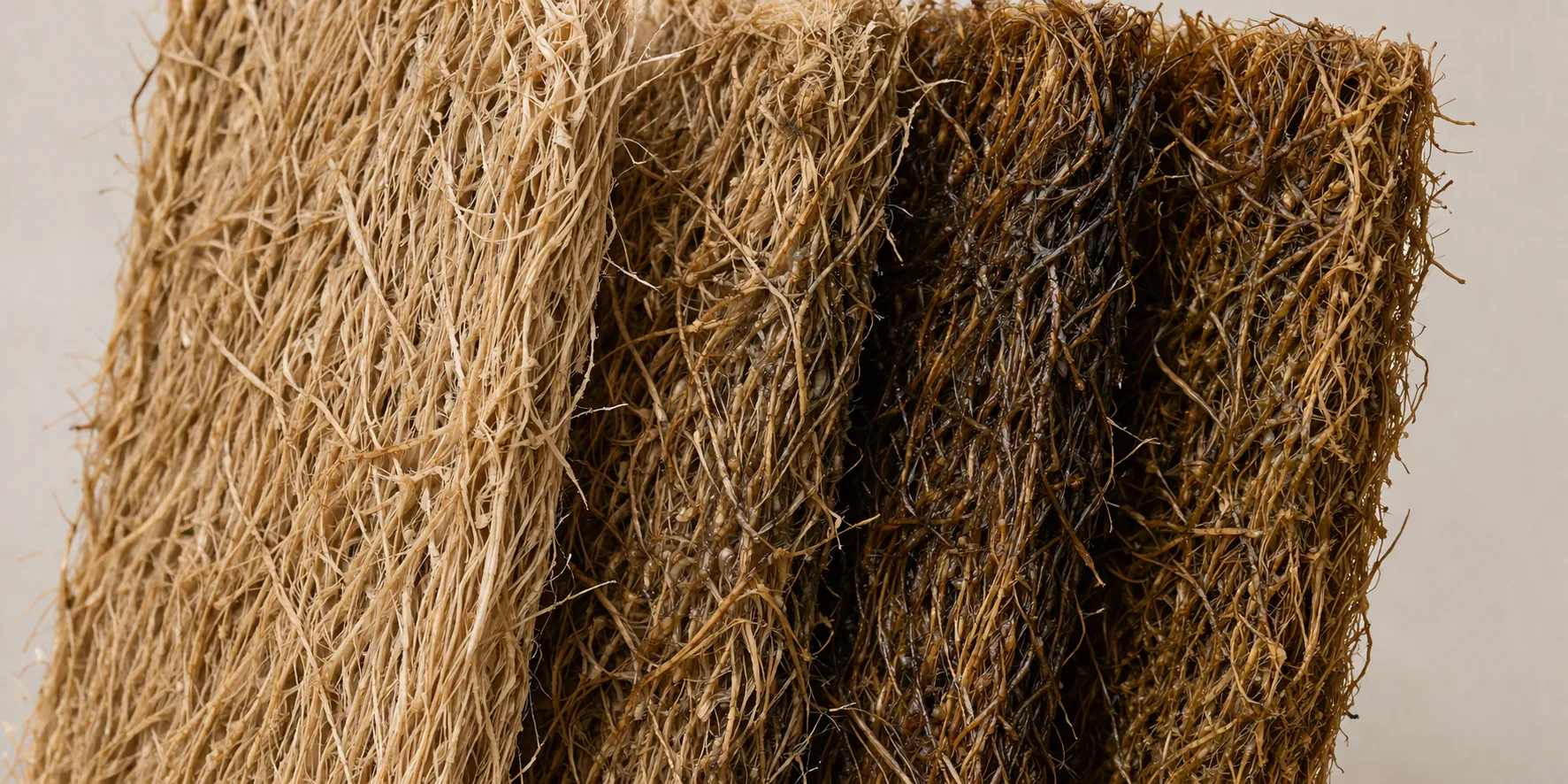 Wood wool khas cooling pads commonly used in Indian desert coolers