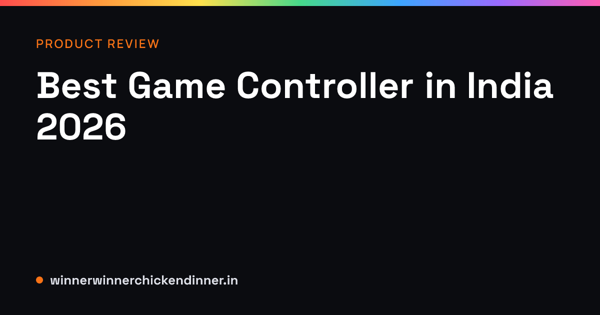 Best Game Controller for PC in India 2026